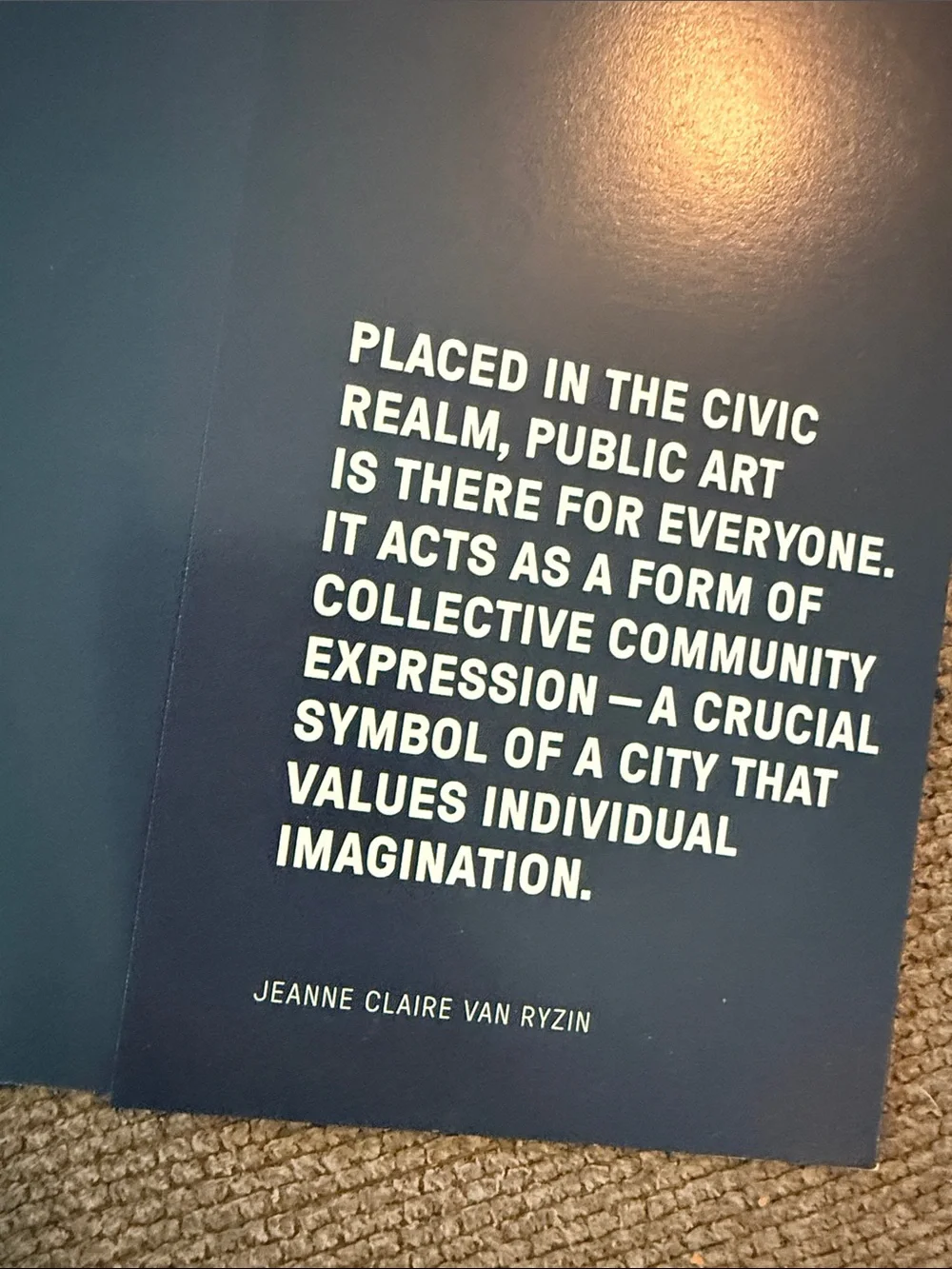 Austin Art in Public Places, Art Table Top Book - Downtown Austin Cover